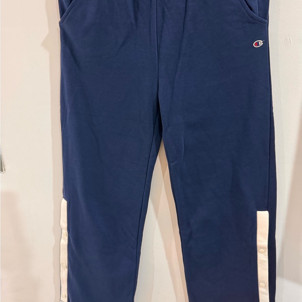 Champion Kids Blue Joggers with White Accents